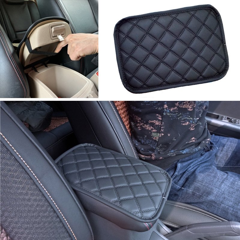 Four seasons universal car armrest box heightening pad car memory foam armrest box pad central armrest box