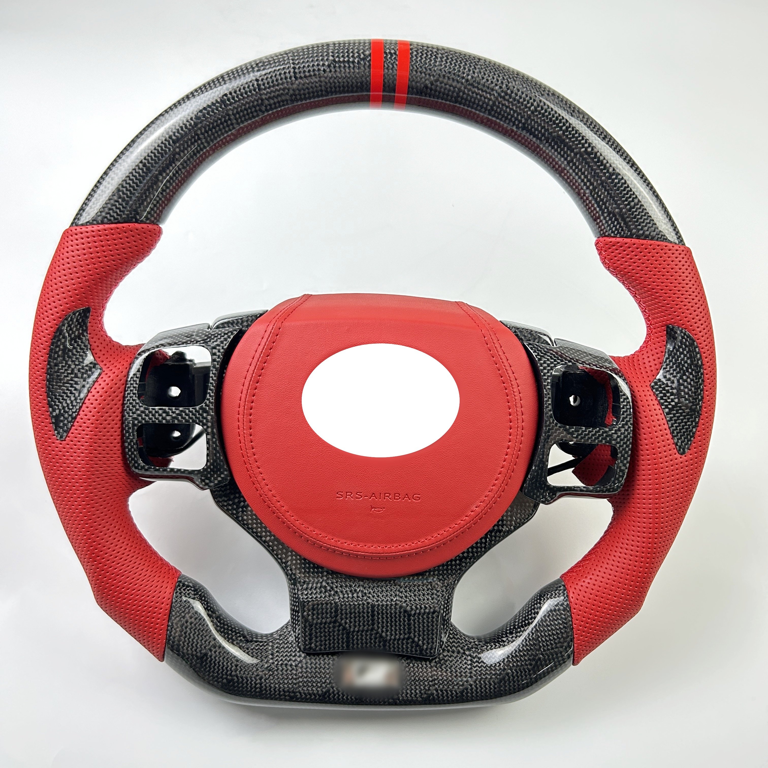 For Lexus es300 is250 is300 rx Sports Carbon Fiber Interior Accessory Genuine Leather Covered Steering Wheel