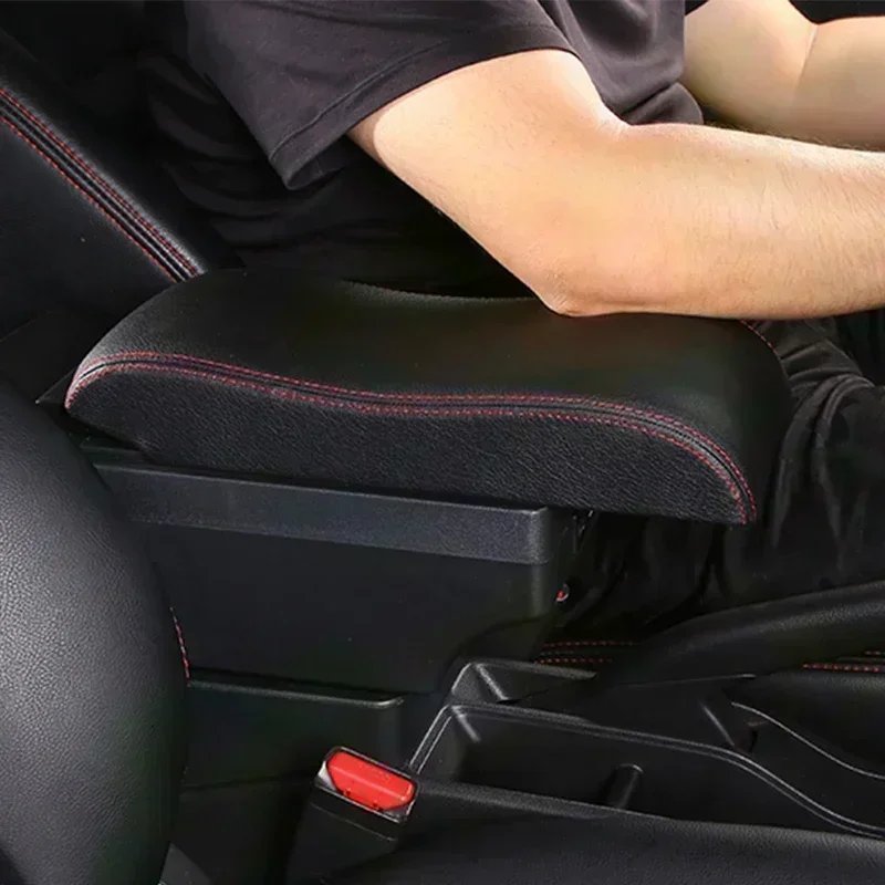 TONC Tailored to Perfection: Ford Focus Armrest Box with USB Charging, Sleek Design, and Practical Storage Solutions