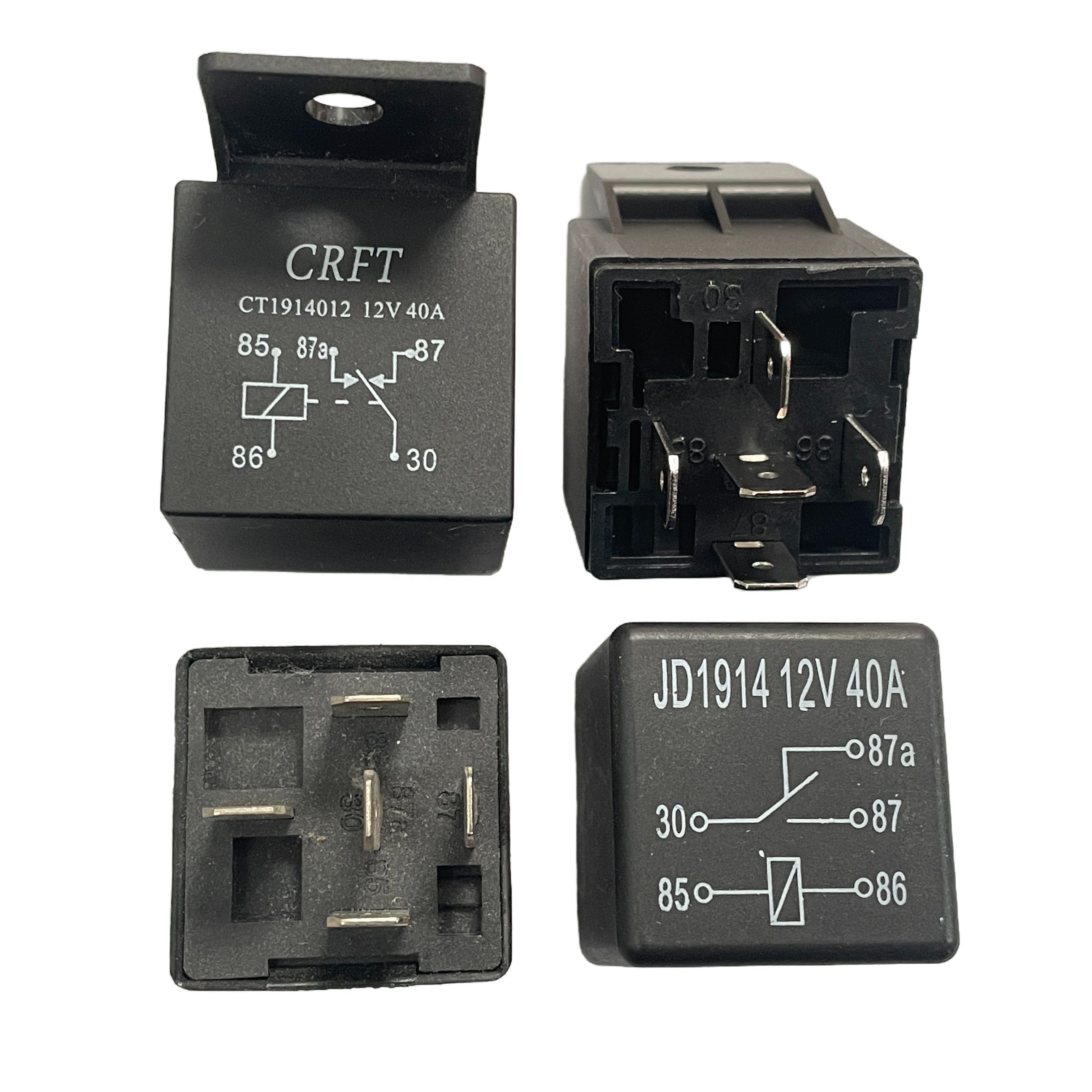 CT1914 CT1915 Factory Customized Car Relay JD1914 JD1915 40A 24V 5 Pin Auto Relay Automotive Electrical Relays
