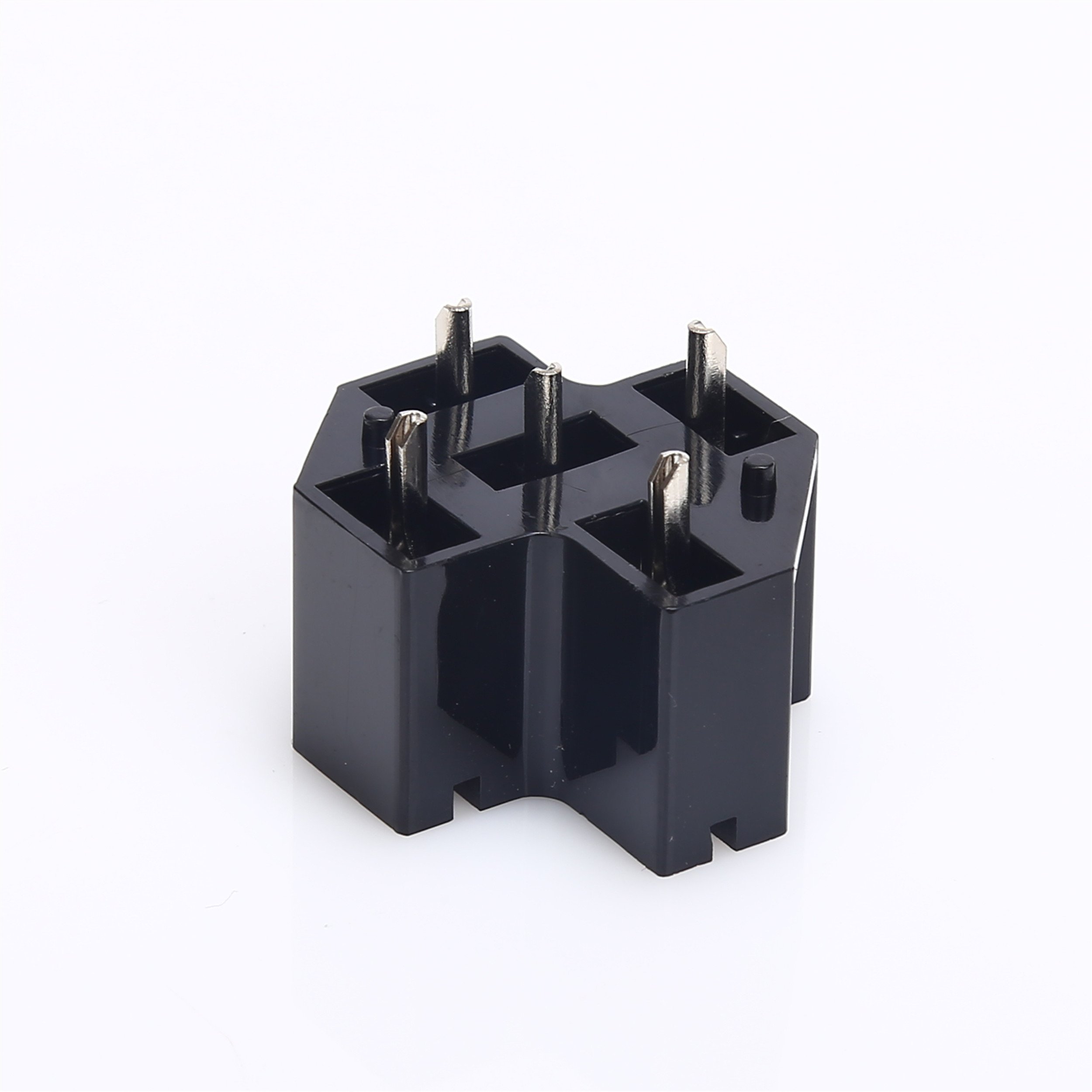 40A 4 Pin Type Automotive Relay Socket PCB Circuit Board Socket with Insertion Spring HFV4 Base Welding