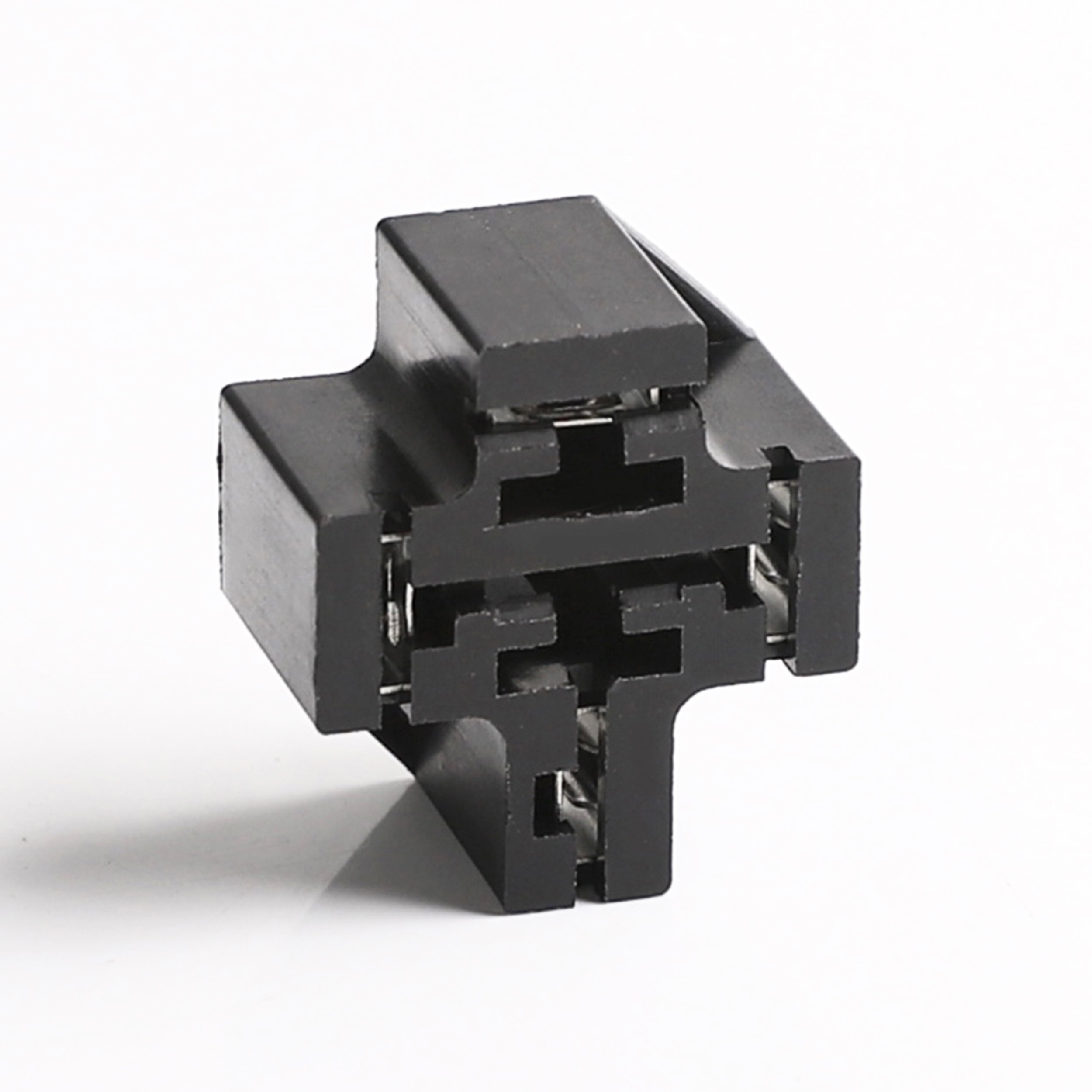 40A 4 Pin Type Automotive Relay Socket PCB Circuit Board Socket with Insertion Spring HFV4 Base Welding