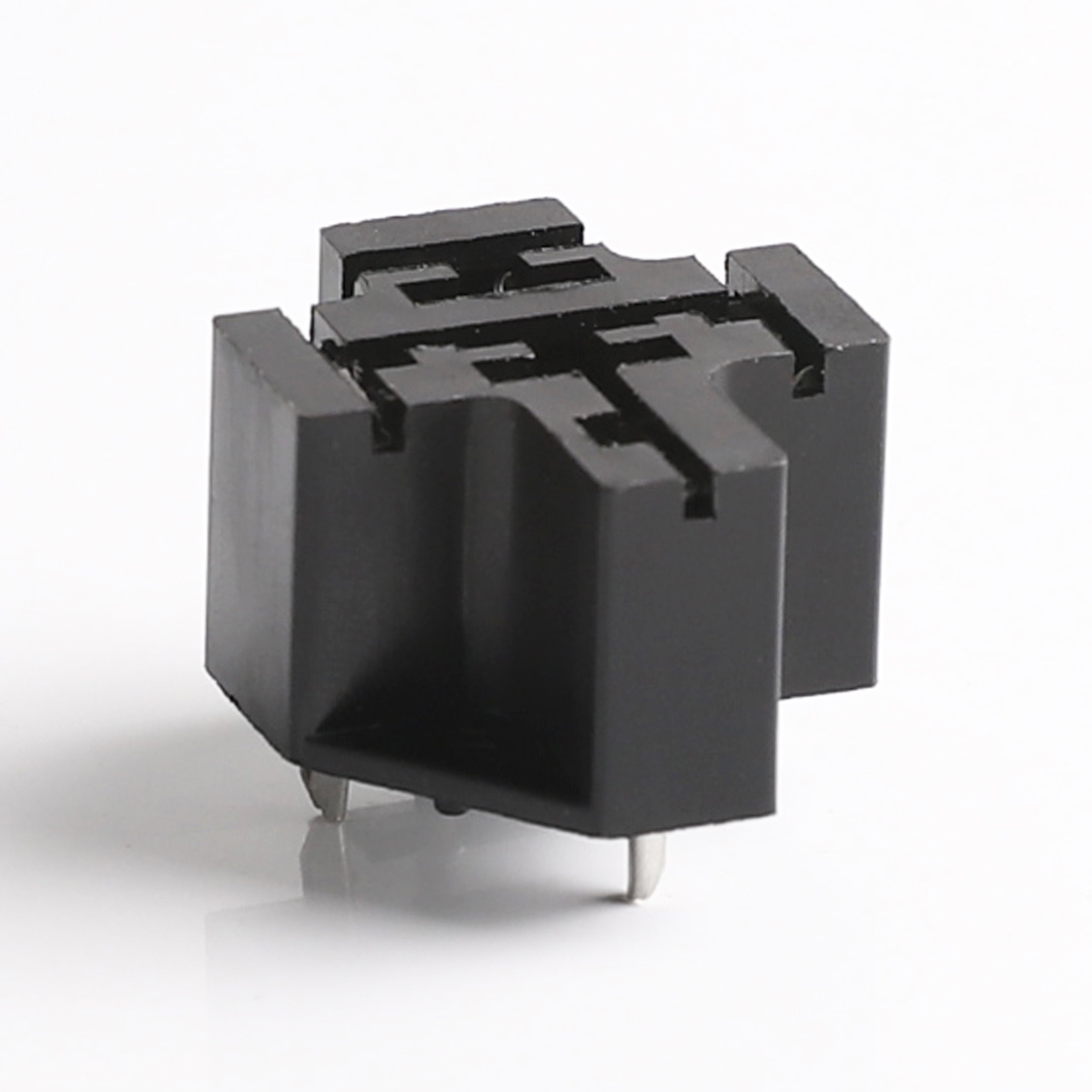 40A 4 Pin Type Automotive Relay Socket PCB Circuit Board Socket with Insertion Spring HFV4 Base Welding