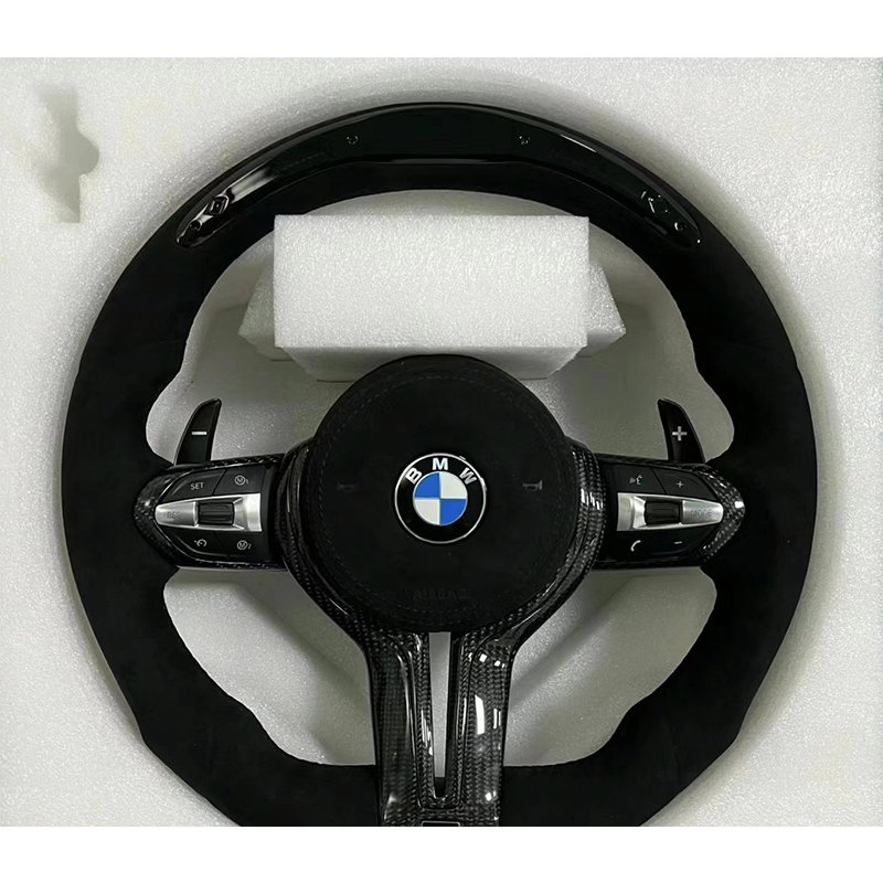 Custom M Sport Carbon Car Steering Wheel for Bmw M2 M3 M4 M5 M6 X5m X6m F80 F30 F31 F32 F10 F20 F22 F15 F16 F10 3 4 5 6 7 Series