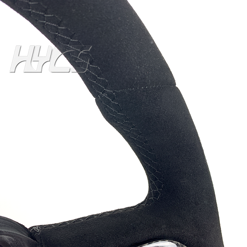 Car Interior Accessories Suede Steering Wheel For Dodge Challenger Charger HELLCAT 2015 2016 2017 2018 2019