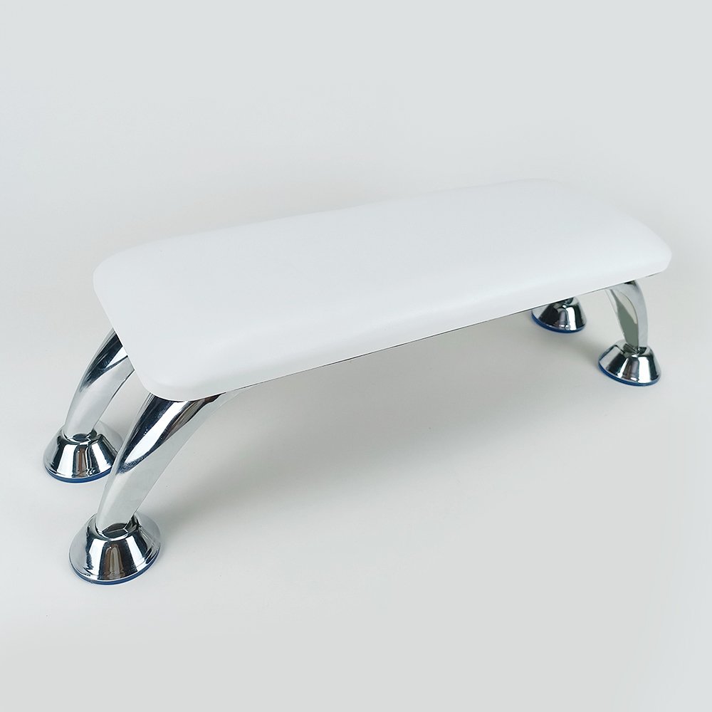 Wholesale Professional Custom Nails Products White Foot Hand Arm Rest Pillow Pu Leather Nail Armrest for Manicure