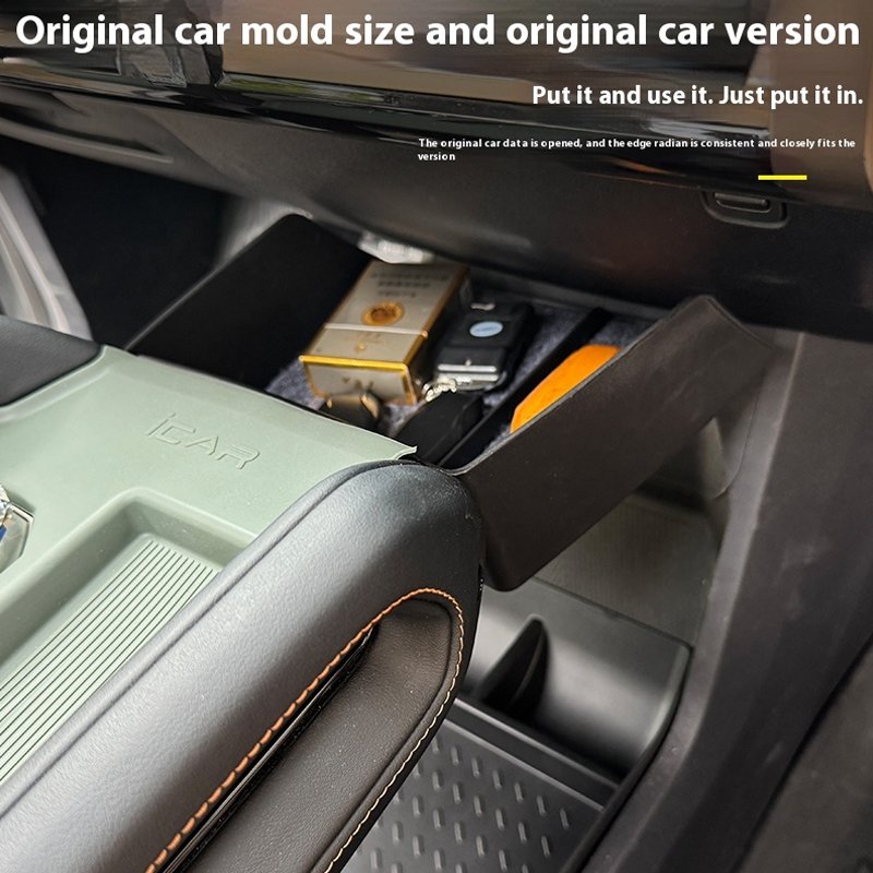 High Quality Expansion Dashboard Organizer Armrest Box Front Storage Box for Chery Icar 03 Jaecoo J6 Accessories