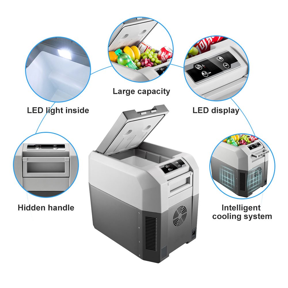 12v Portable Mini Camping Car Fridge Freezer Slide Car Refrigerator Freezer for Refrigerator Car