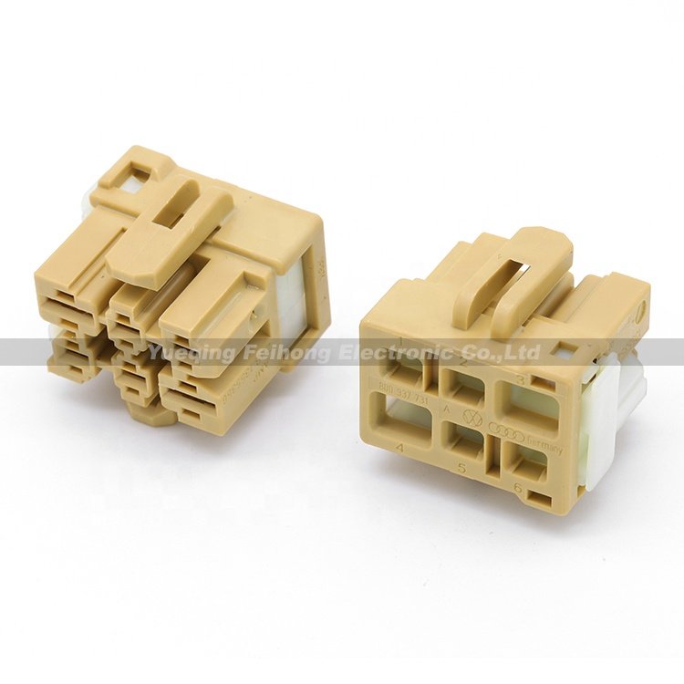 1355356-2 TE 6 Pin VW Audi Wire Harness Connector Auto Female Terminal Receptacle Connector 800 937 731