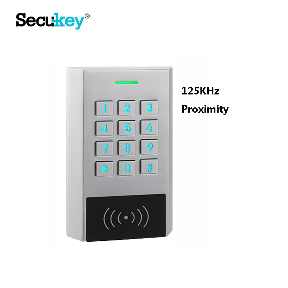 Auto Door Access Control Keypad Waterproof Metal Case Rfid 125khz/13.56Mhz Access Control Keypad Stand-alone With 1000 Users