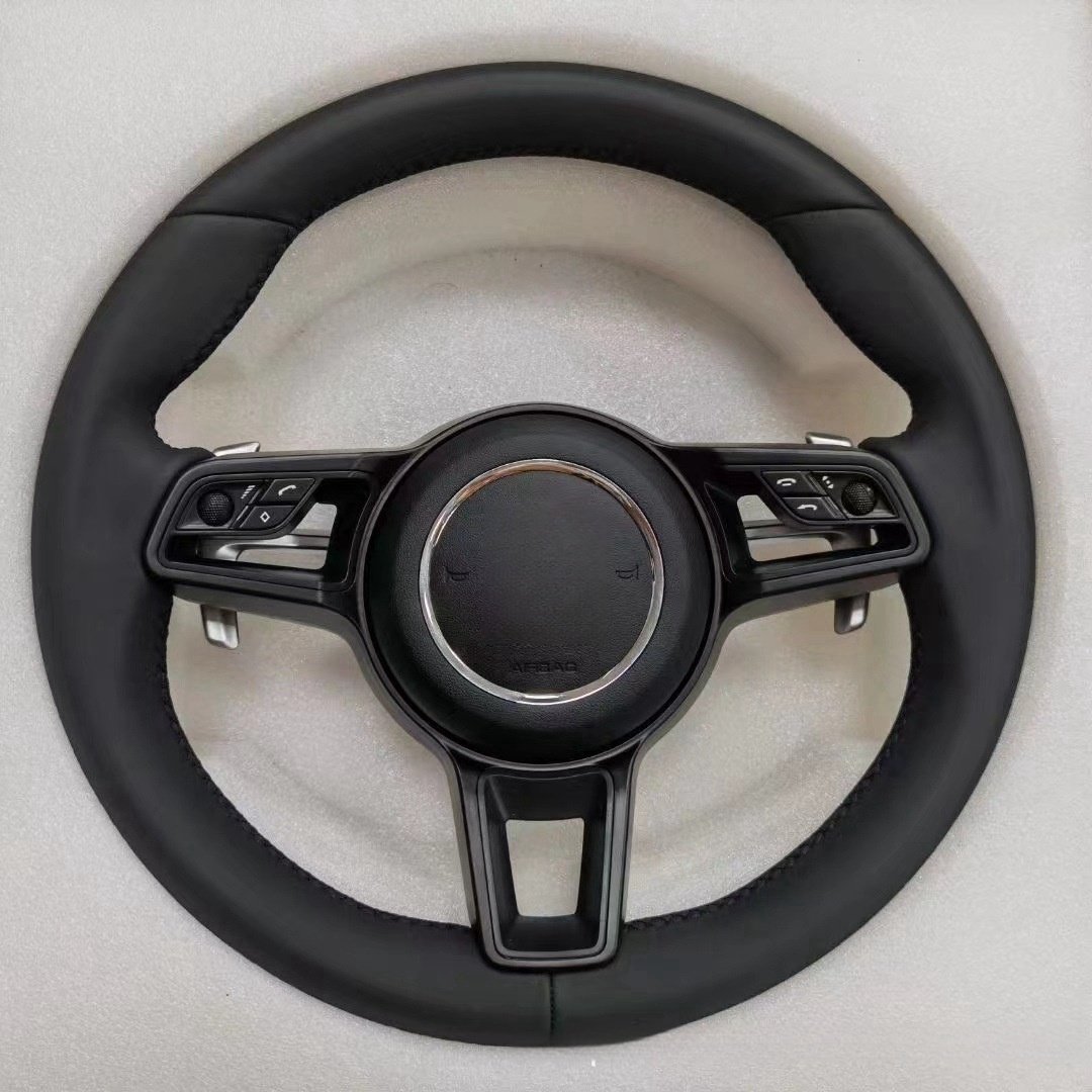 Leather car steering wheel Custom car accessories Leather upgrade LED upgrade retrofit High quality