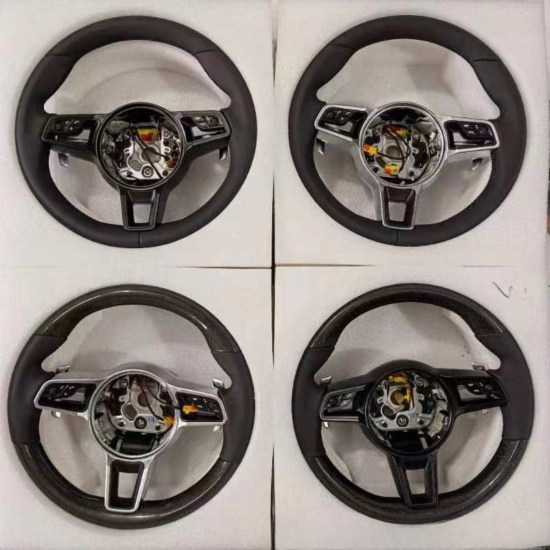 Leather car steering wheel Custom car accessories Leather upgrade LED upgrade retrofit High quality