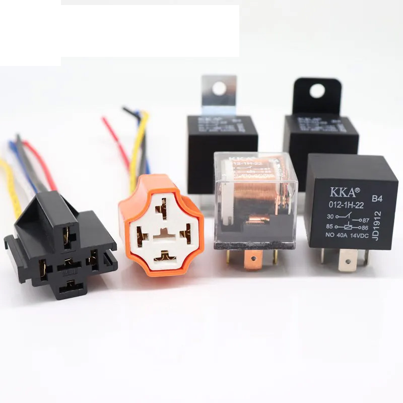 1Z 12V/40A 12V 30A 40A Relay 5PIN Relay Socket Harness Automotive Blade Relay Used in Automobiles