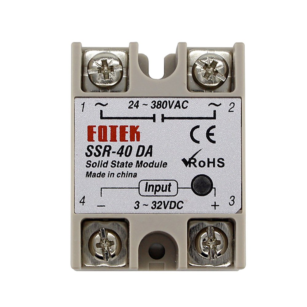 SSR-10DA SSR-25DA SSR-40DA 10A 25A 40A Solid State Relay Module 3-32V Input DC 24-380V AC Output solid state relay