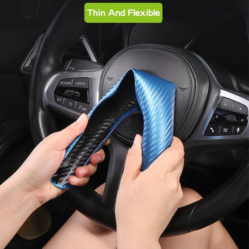 Universal Sport Anti-slip Car Steering Wheel Covers Suede Carbon Fiber Steering Wheel