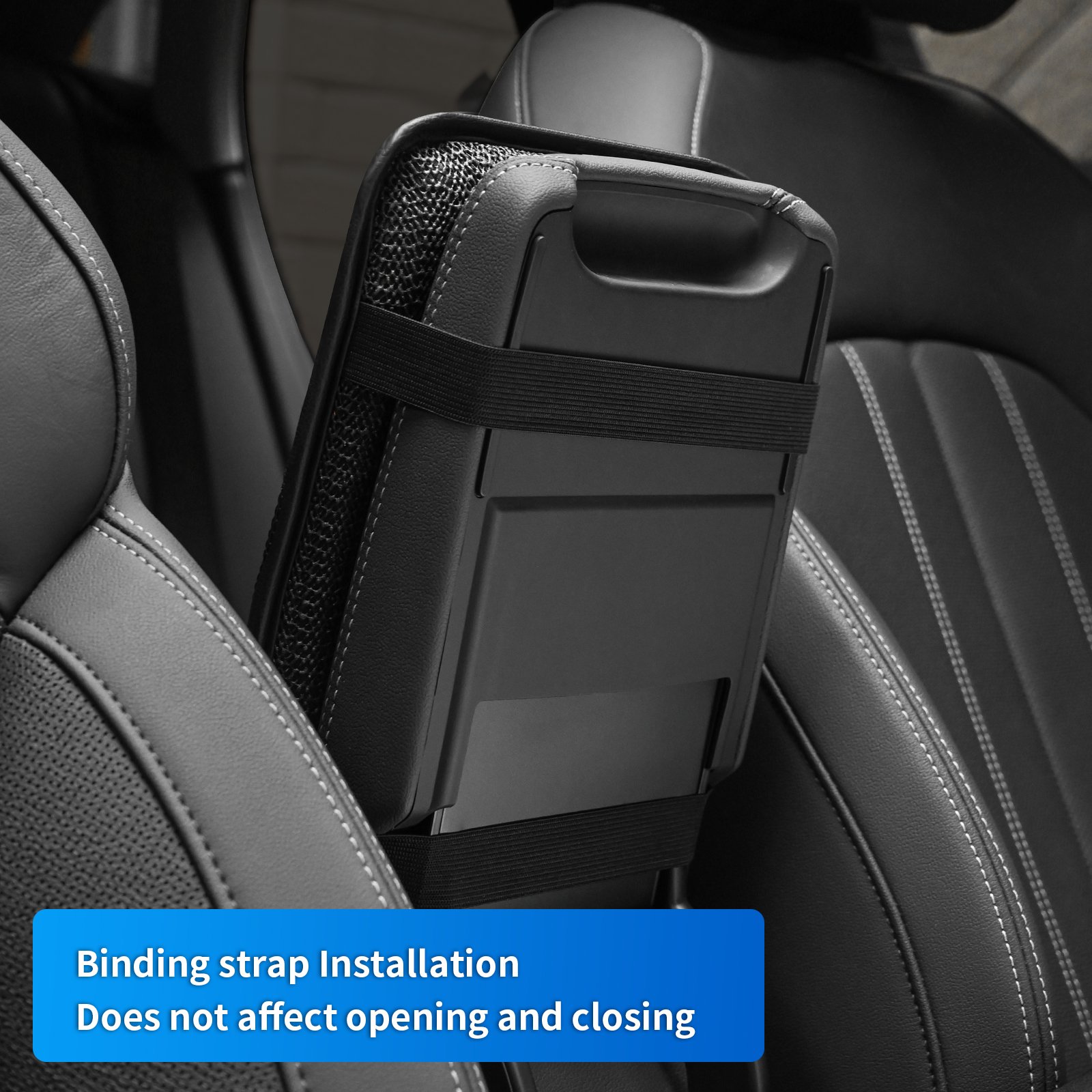 Car Interior Decoration Leather Car Armrest Box Mat Four Seasons Universal Car Armrest Box Protection Pad