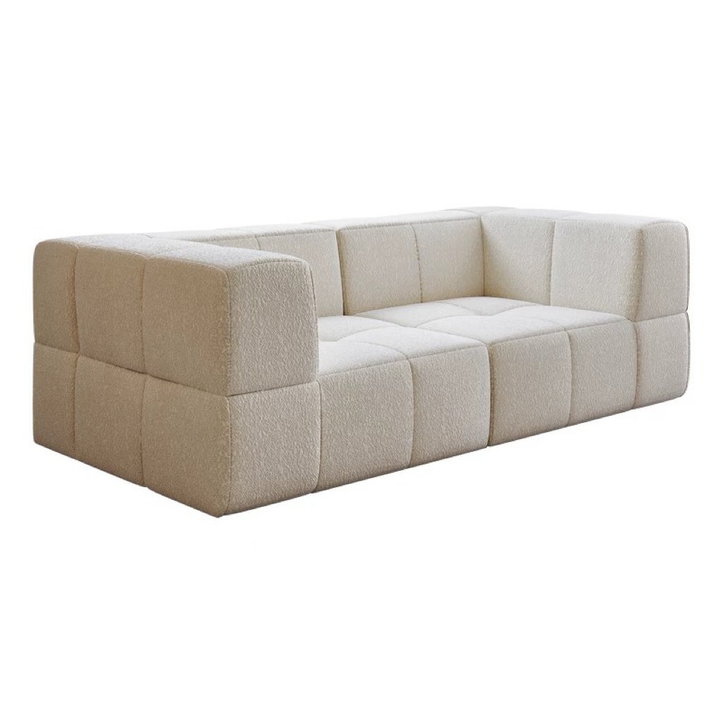 Italian Luxury Vacuum Compressed Packed Sofa Modern Tufted Sectional Floor Couch Fabric Living Room Home Modular Sofa Set