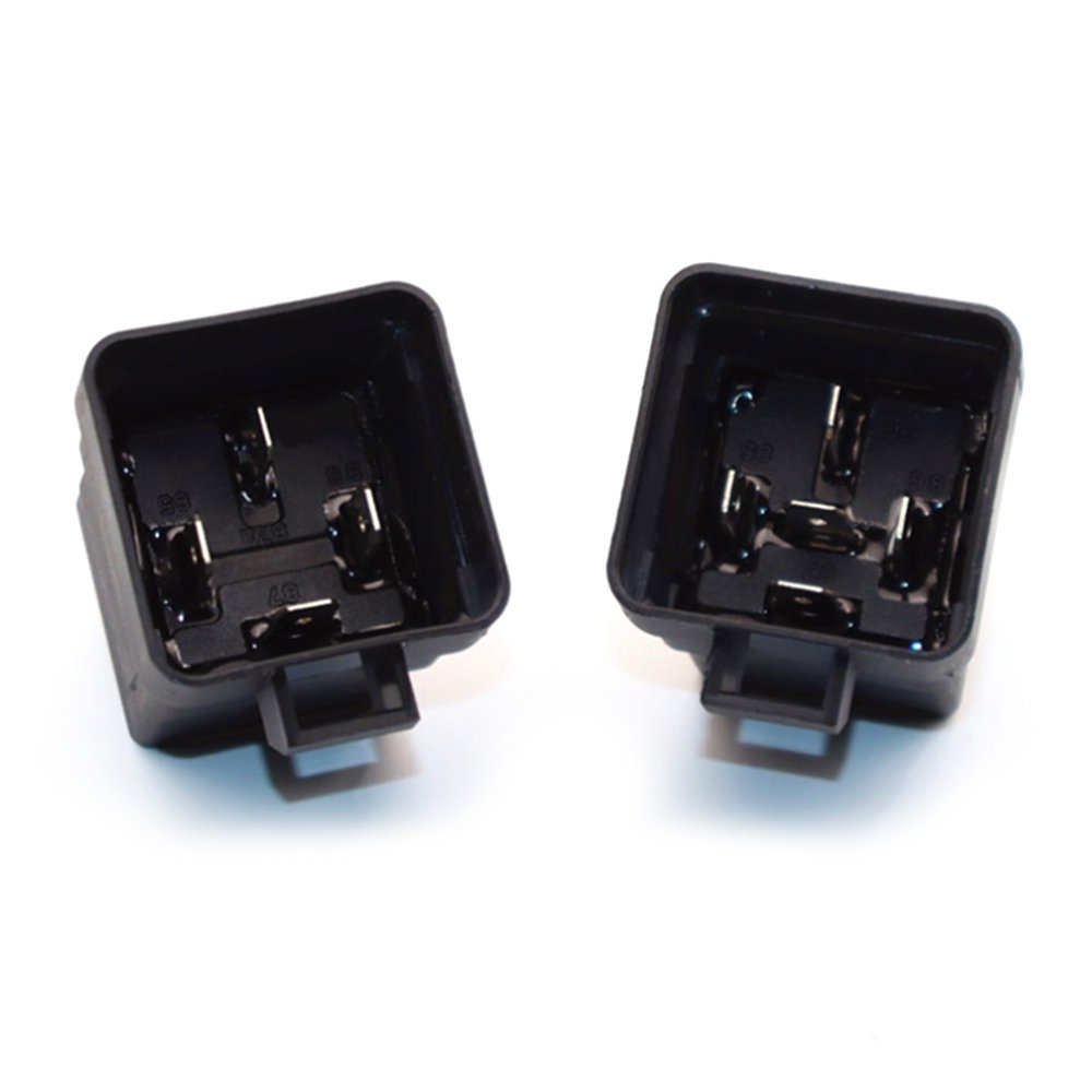 Automobile Relay Sealed Waterproof Integrated Wired DC12V 40A 4Pin Auto Relay + Holder With 140mm Length Wires