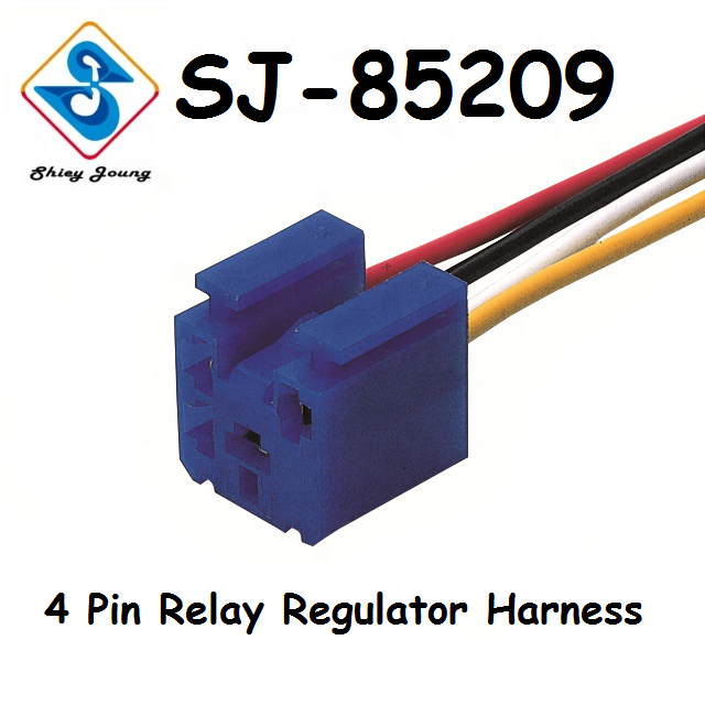 Customized Auto Relay 6 Pin Female Connector Wire Harness Relay Regulator Connector