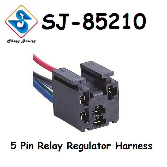 Customized Auto Relay 6 Pin Female Connector Wire Harness Relay Regulator Connector