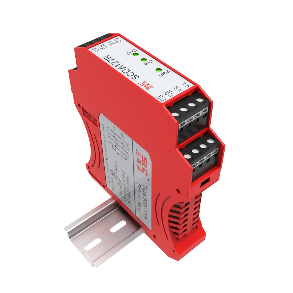 Relay module SCDA128R Cat4 24VDC safety relay