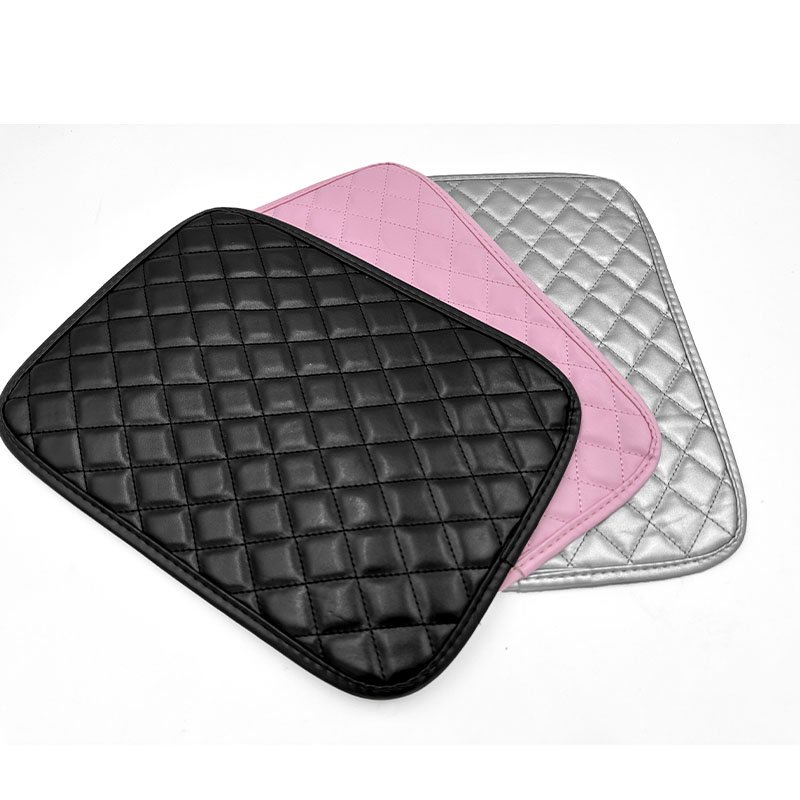 Women Girl Car Interior Accessories Leather Car Center Console Cover with Armrest Pad Prevents Scratches on Front Position