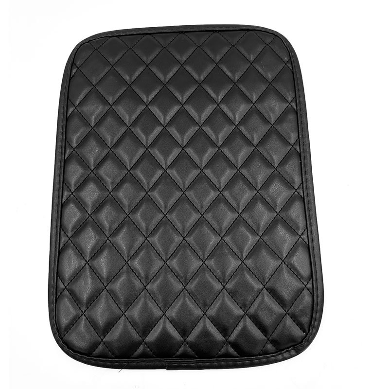 Women Girl Car Interior Accessories Leather Car Center Console Cover with Armrest Pad Prevents Scratches on Front Position