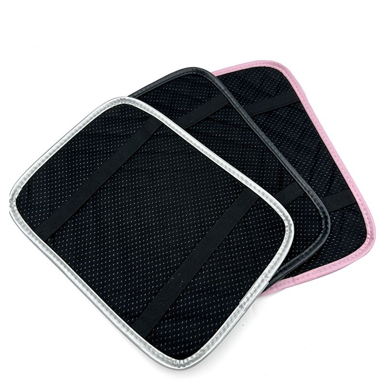 Women Girl Car Interior Accessories Leather Car Center Console Cover with Armrest Pad Prevents Scratches on Front Position