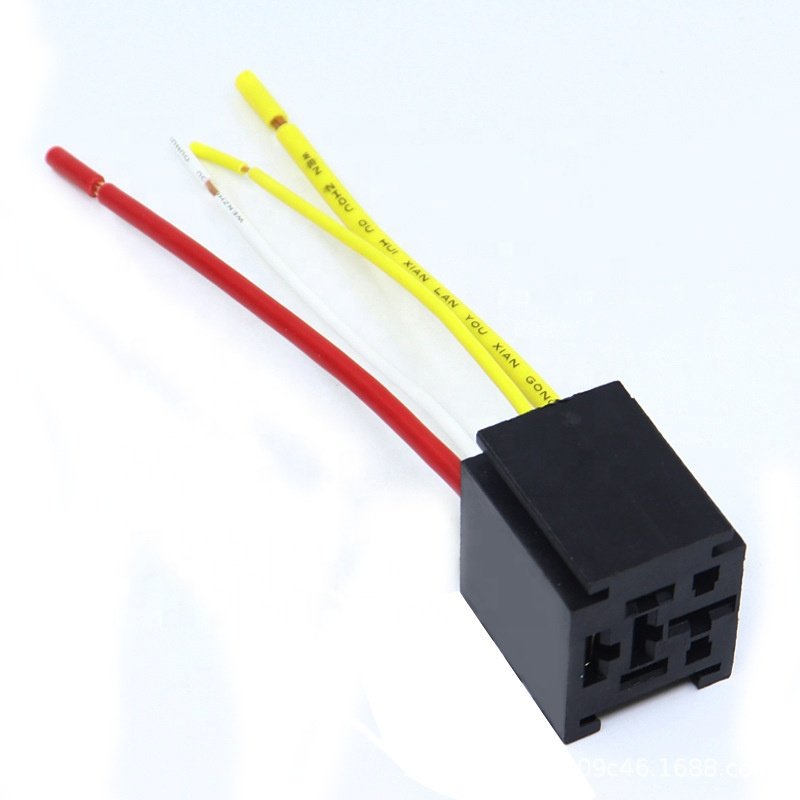 Ace Model 40A/80A Car Automotive Relay Socket 4/5 Pin 12V Automobile Relay with Socket