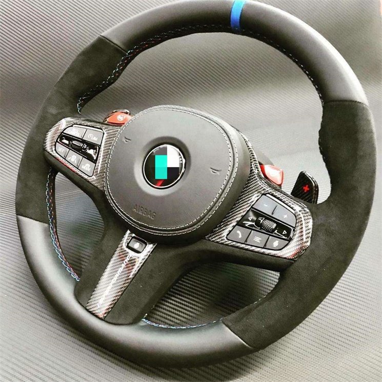 Auto Carbon Fiber Racing Car Steering Wheel For Bmw G01 G02 G05 G06 G07 G08 G20 G22 G23 G24 G29 G30 G31 G32 G80 Steering Wheel