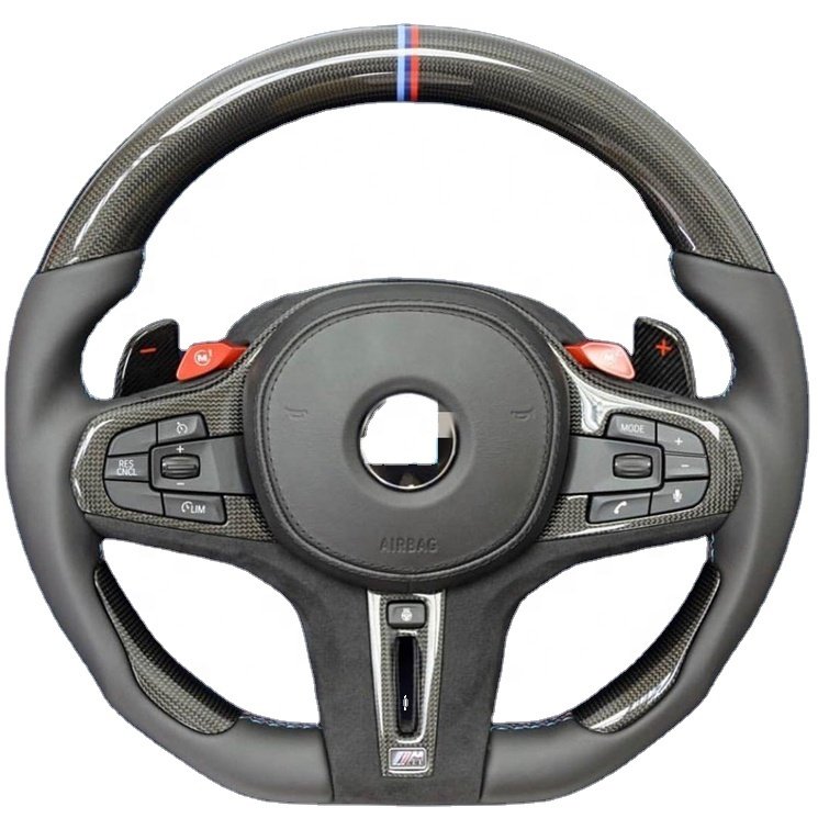 Auto Carbon Fiber Racing Car Steering Wheel For Bmw G01 G02 G05 G06 G07 G08 G20 G22 G23 G24 G29 G30 G31 G32 G80 Steering Wheel