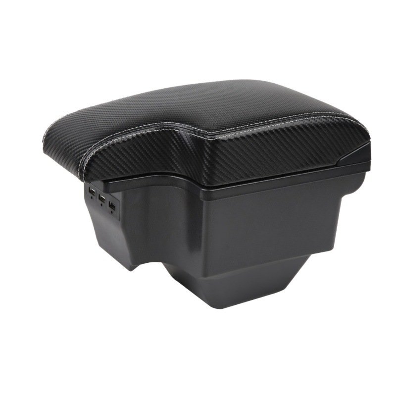 Custom Car Armrest Retrofit Parts Interior Storage Box 3 USB Simple Installation for MG ZS Armrest Box