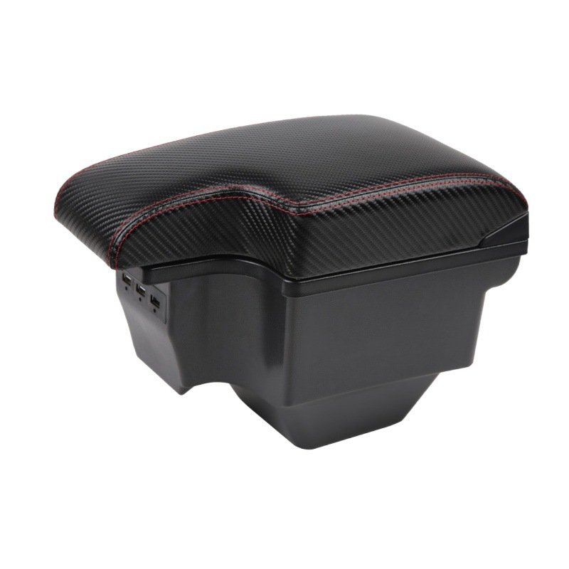Custom Car Armrest Retrofit Parts Interior Storage Box 3 USB Simple Installation for MG ZS Armrest Box