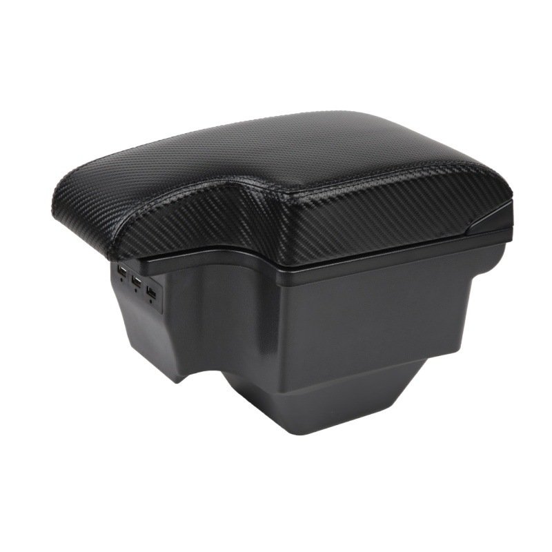 Custom Car Armrest Retrofit Parts Interior Storage Box 3 USB Simple Installation for MG ZS Armrest Box