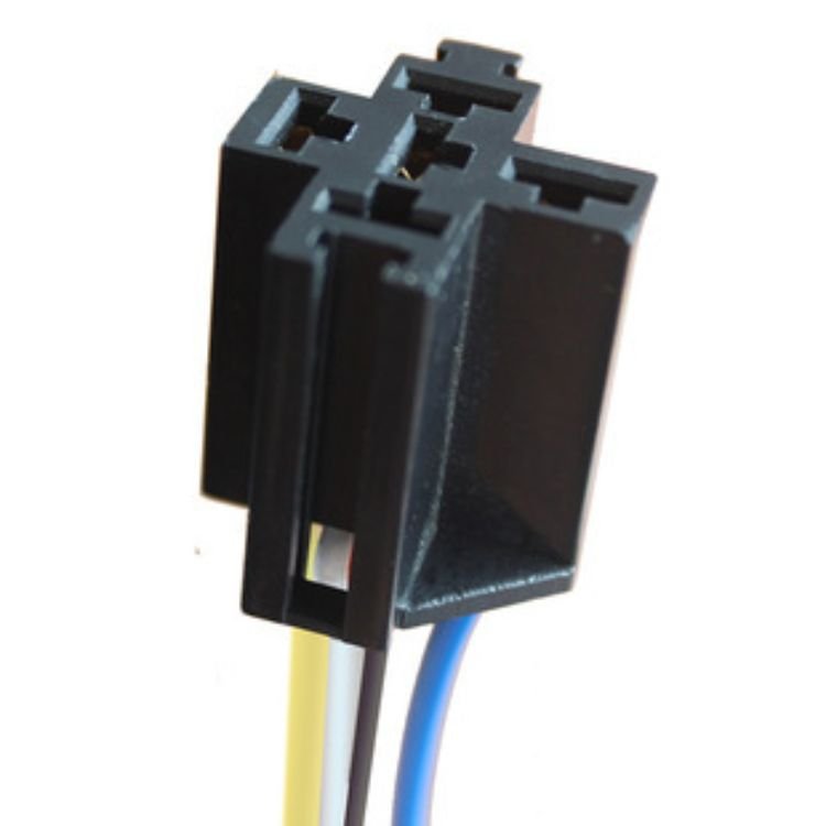WQE WL02 Auto 12v Relay Wired Socket 5 Pin/terminal Ac Power Relay Set with Socket/base Grip and Wiring Harness Customized