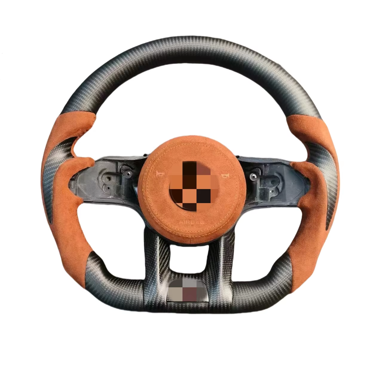 Factory gloss red leather carbon fiber steering wheel for S-Class w222 2015 bnh xe glc For Mercedes w203