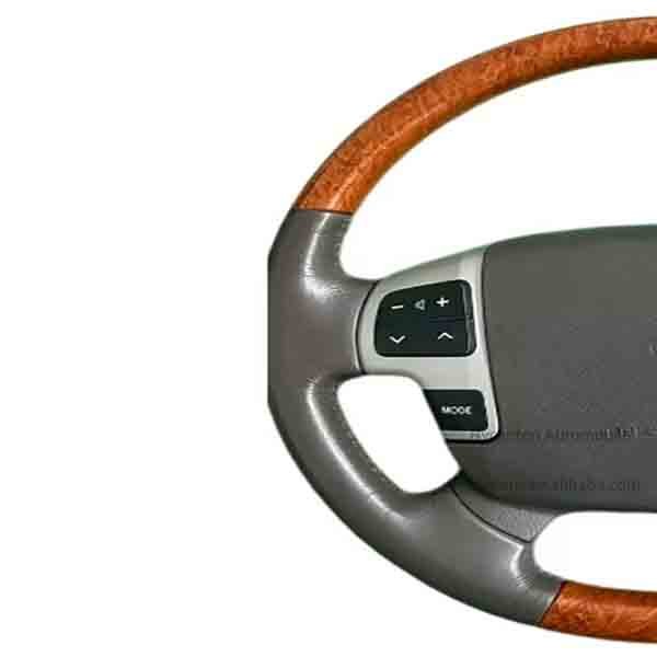 Upgrade Custom Sports modification Alcantara Leather wooden Steering Wheel For Toyota Land Cruiser LC200 Car Steering Wheel