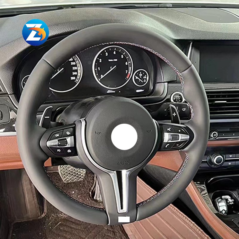Customized Steering Wheel Steering Wheel Shift Paddles black leather steering wheel for BMW F10 F20