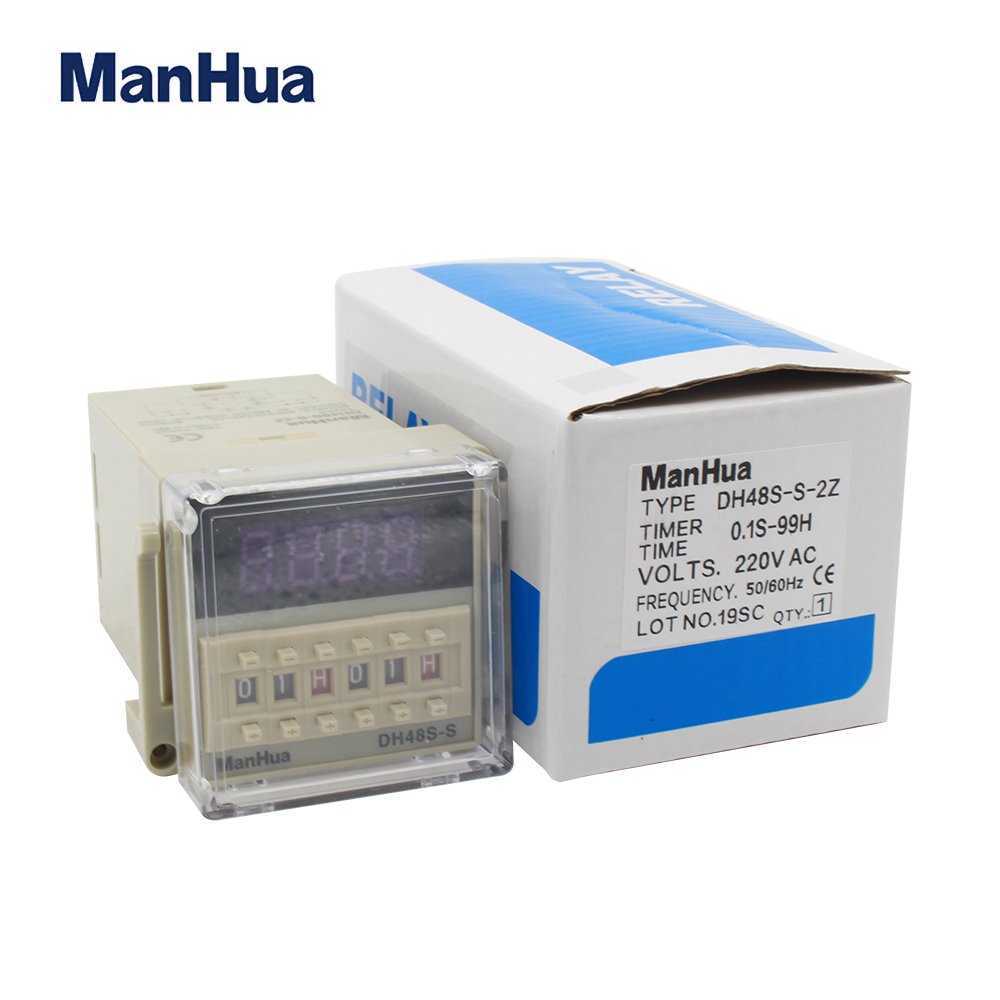 DH48S-S AC220V Cycle Delay Two Contacts Digital Timer Relay