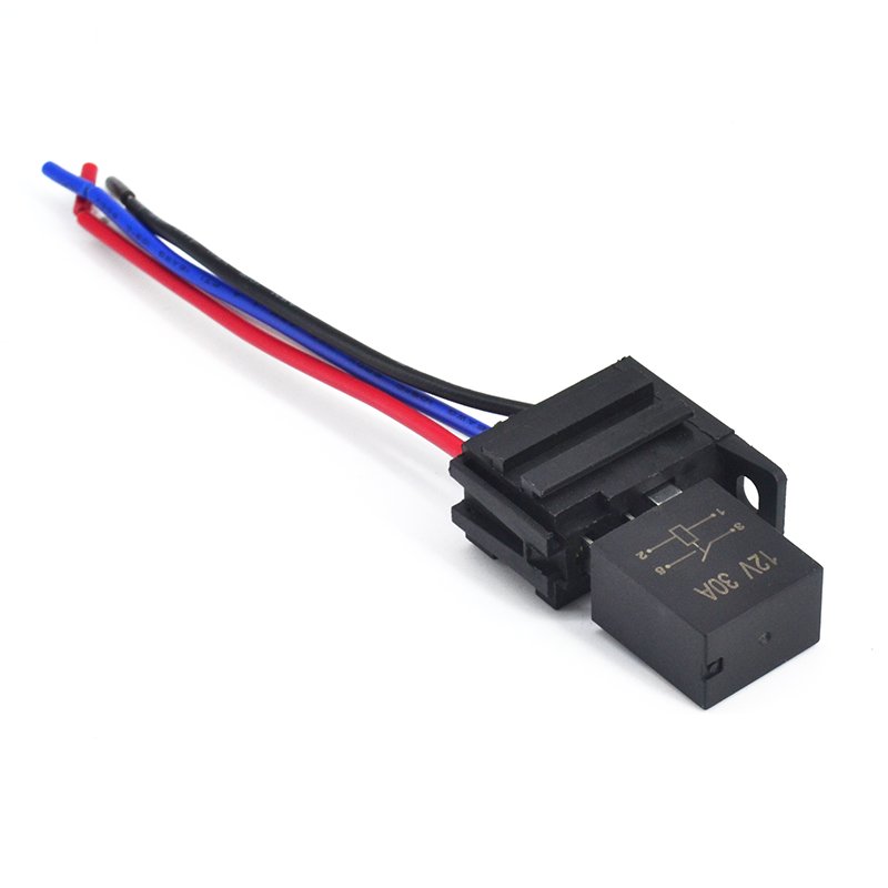 Hot Selling High Temperature Resistance 5 Pin Auto Electrical Cables Harness Relay Socket