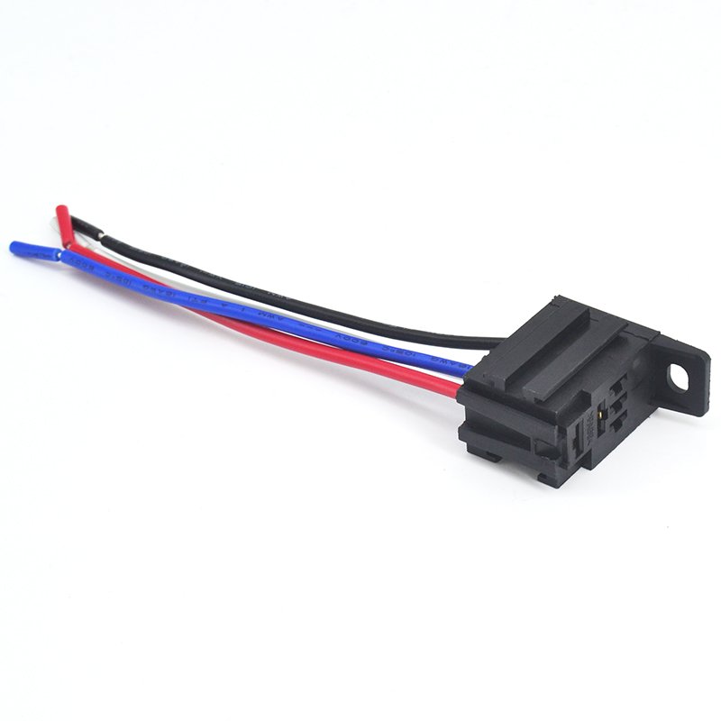 Hot Selling High Temperature Resistance 5 Pin Auto Electrical Cables Harness Relay Socket