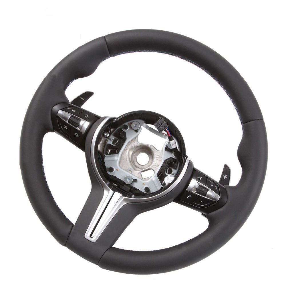 Car Accessories Leather Car Steering Wheel for BMW M3 F20 F30 M5 F10 F01