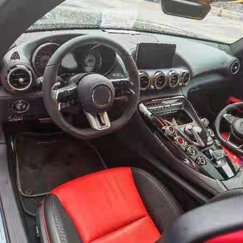 Professional Car Steering Wheel Real Leather Steering Wheel For Mercedes-Benz w205 w213 gle gls w219 w204 GLA GLC GLB