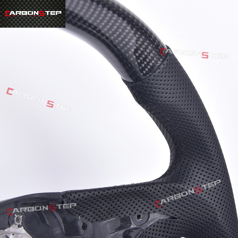 Low Price Carbon Fiber Steering Wheel In Stock For Audi RS3 RS4 RS5 S3 S4 S5 A3 A4 A5 Q5 Q3