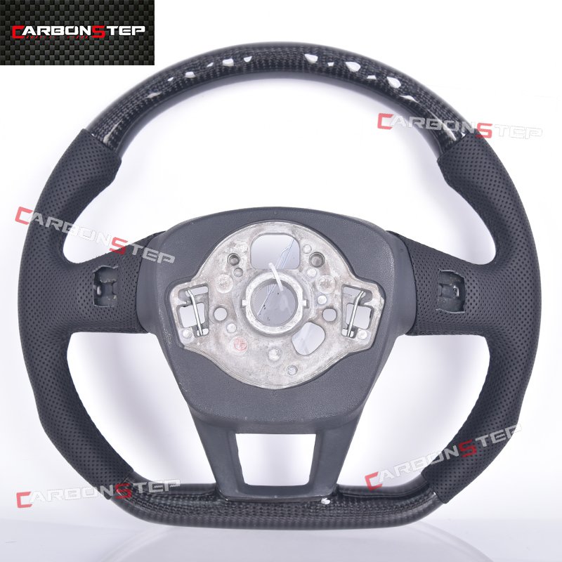 Low Price Carbon Fiber Steering Wheel In Stock For Audi RS3 RS4 RS5 S3 S4 S5 A3 A4 A5 Q5 Q3