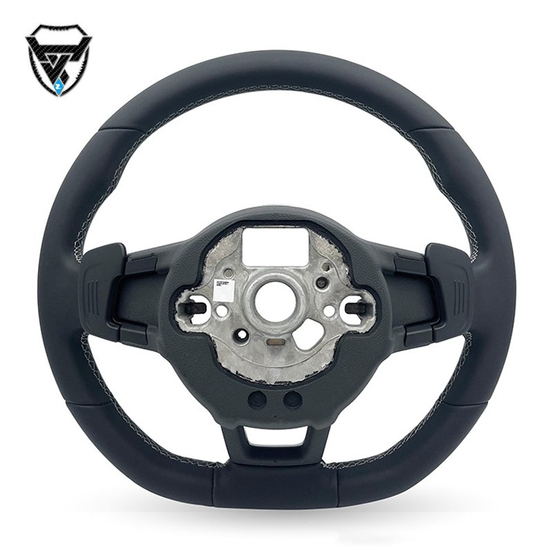 Custom leather modified steering wheel for Volkswagen ZC-DZ-2
