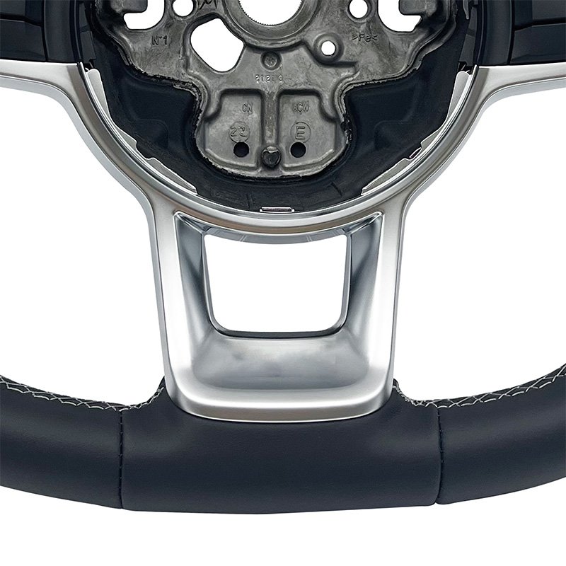 Custom leather modified steering wheel for Volkswagen ZC-DZ-2