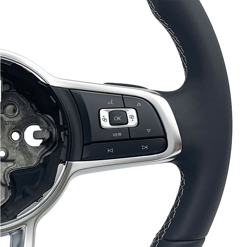 Custom leather modified steering wheel for Volkswagen ZC-DZ-2