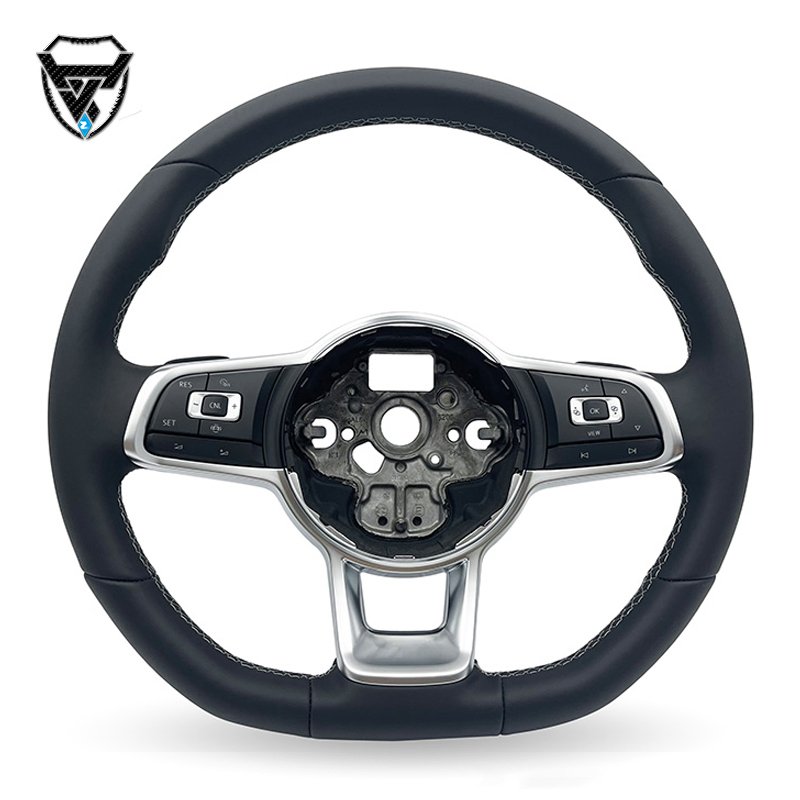 Custom leather modified steering wheel for Volkswagen ZC-DZ-2