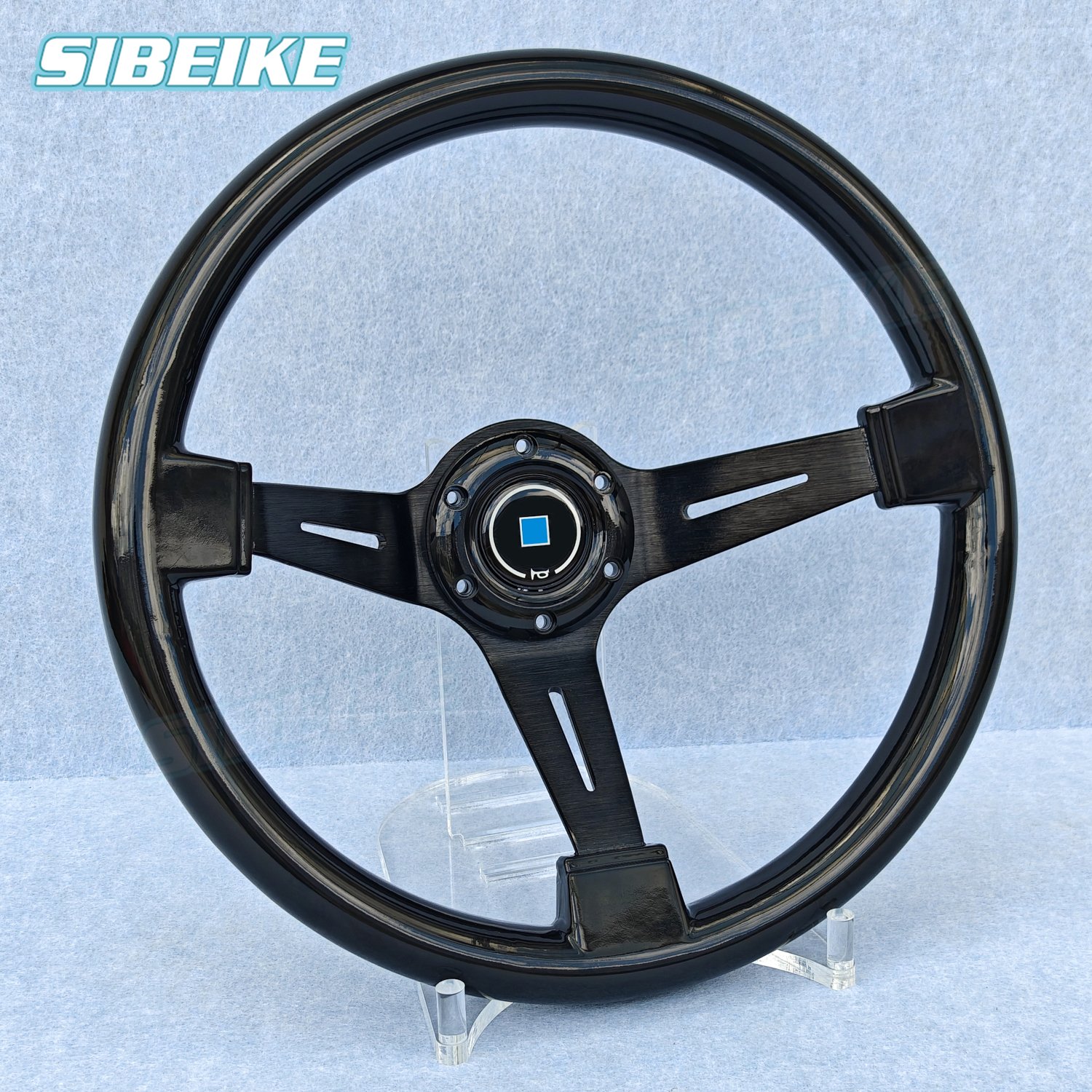 JDM 14inch Black ABS Steering Wheel Modified Car Racing Sports Steering Wheel Car Accessories